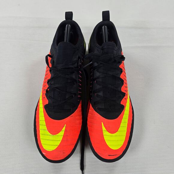 Nike Mercurial X Finale II TF Black Orange Yellow Indoor Soccer Shoe Men Size 10 main image 4
